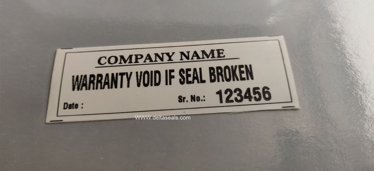 Warranty Seals Delta Seals & Electricals
